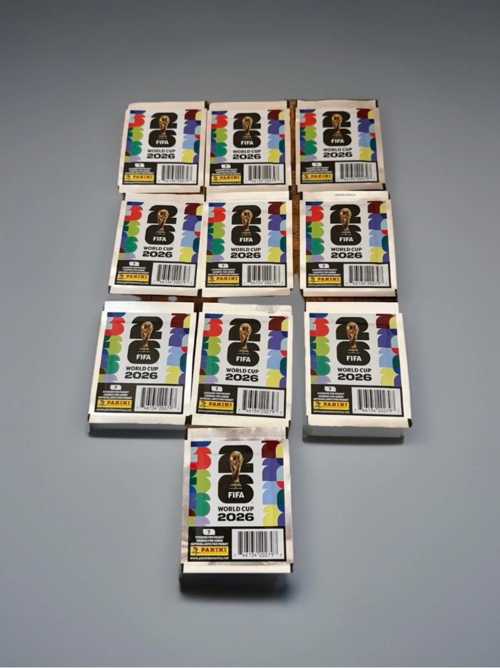 Panini World Cup 2026 Sticker Pack of 10 - 7 per pack